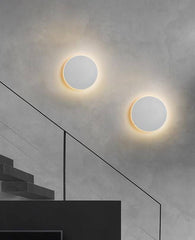 Aplique de pared circular "Eclipse" 12W - Chip Samsung - Luz cálida - IP44 - Ø 25cm