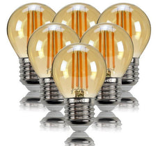 Bombilla Retro Vintage esférica E27 G45 4W de filamento