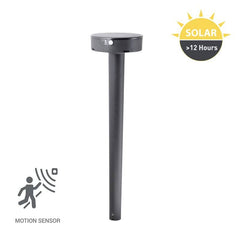 Bolardo solar LED "FIORINA" con sensor PIR - CCT - IP55 - FUMAGALLI