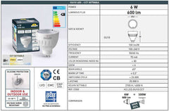 Aplique de techo "LIVIA 90" FUMAGALLI - GU10 - 6W - IP55