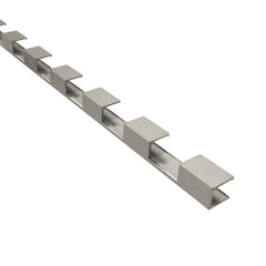 Perfil de aluminio flexible 10x10mm para neones o funda de silicona - 2 metros