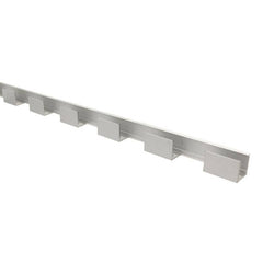 Perfil de aluminio flexible 10x10mm para neones o funda de silicona - 2 metros
