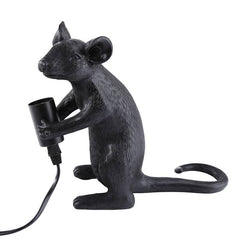 Lámpara de mesa ratón de resina "Stuart"