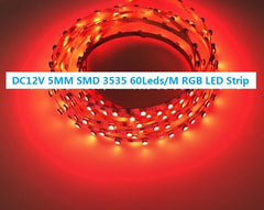 Tira de LED 12V-DC 72W ancho 5mm multicolor RGB IP20 (SMD3535 72ch/m) Rollo 5 metros