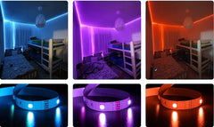 Tira de LED 12V-DC 36W 10mm multicolor RGB IP20 (SMD5050 30ch/m) Rollo 5 metros
