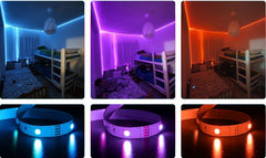 Tira de LED 12V-DC 36W 10mm multicolor RGB IP20 (SMD5050 30ch/m) Rollo 5 metros