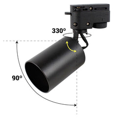 Foco LED para Carril Monofásico Orientable GU10