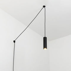 Lámpara colgante minimalista con cable y enchufe "RIM" - GU10