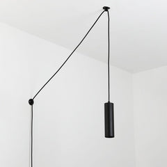 Lámpara colgante minimalista con cable y enchufe "RIM" - GU10