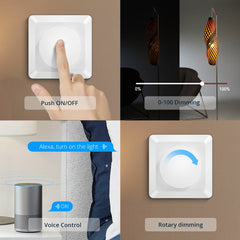 Dimmer Smart WIFI 200W Función Encendido/Apagado