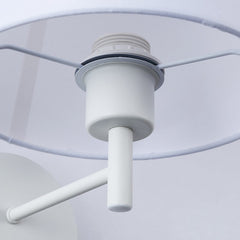 Aplique de pared con pantalla e interruptor Classic "RIGA" - E27