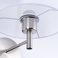 Aplique de pared con pantalla e interruptor Classic "RIGA" - E27