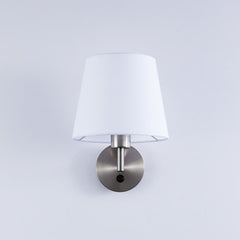 Aplique de pared con pantalla e interruptor Classic "RIGA" - E27