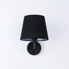 Aplique de pared con pantalla e interruptor Classic "RIGA" - E27