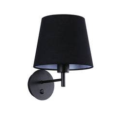 Aplique de pared con pantalla e interruptor Classic "RIGA" - E27