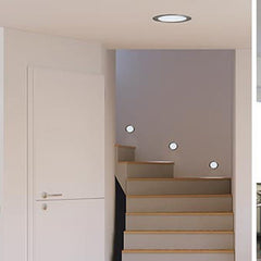 Downlight bajo mueble 2W empotrable y de superficie 12V