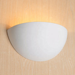 Aplique de pared de escayola "HALF" E14