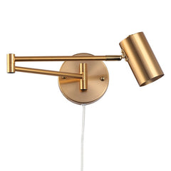 Aplique de pared extensible con enchufe "Lisa" - E27 G45