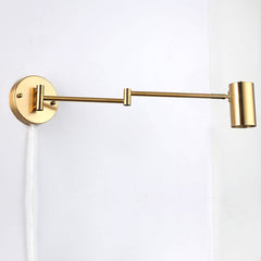 Aplique de pared extensible con enchufe "Lisa" - E27 G45