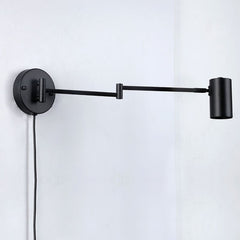 Aplique de pared extensible con enchufe "Lisa" - E27 G45