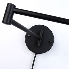 Aplique de pared extensible con enchufe "Lisa" - E27 G45