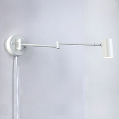 Aplique de pared extensible con enchufe "Lisa" - E27 G45