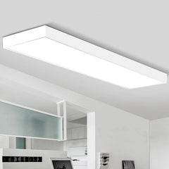 Panel LED slim de superficie 120X30 cm - Driver Philips - 44W - UGR19 - Con KIT de montaje