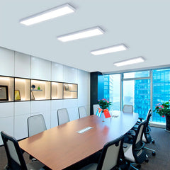 Panel LED slim de superficie 120X30 cm - Driver Philips - 44W - UGR19 - Con KIT de montaje