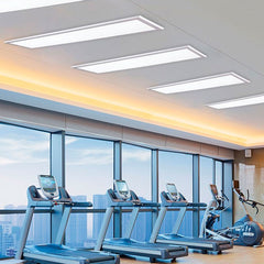 Panel LED slim de superficie 120X30 cm - Driver Philips - 44W - UGR19 - Con KIT de montaje