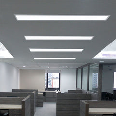 Panel LED slim empotrable 120X30 cm - Driver Philips - 44W - UGR19 - Con KIT de montaje