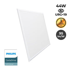 Pack de 6 paneles LED slim 60X60 cm - Driver Philips - 44W - UGR19 - IP40