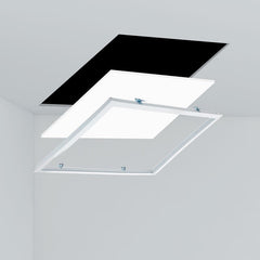 Panel LED slim CCT empotrable 60x60 cm - 40W - con KIT de montaje