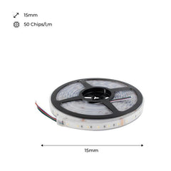 Tira LED estanca RGBWW - 19W/m - 24V - 60 LED/M - IP67 - 5m
