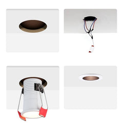 Foco LED empotrable - Chip Cree - Bajo UGR - 2700K - 3W