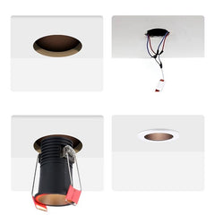 Foco LED empotrable - Chip Cree - Bajo UGR - 2700K - 3W