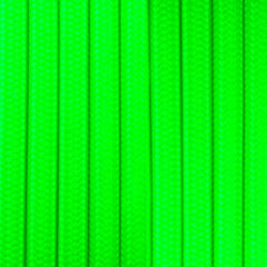 Cable eléctrico redondo revestido de algodón Verde Cítrico