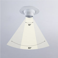 Foco empotrable LED con zoom - Orientable - Chip Cree - 2700K - 3W