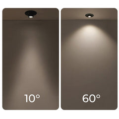 Foco empotrable LED con zoom - Orientable - Chip Cree - 2700K - 3W