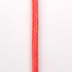 Cable Eléctrico Redondo recubierto en tejido efecto Seda Color Rosa y Amarillo
