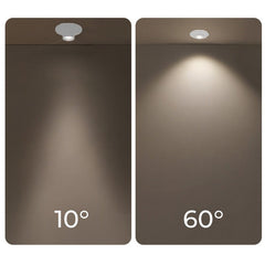 Foco empotrable LED con zoom - Orientable - Chip Cree - 2700K - 3W