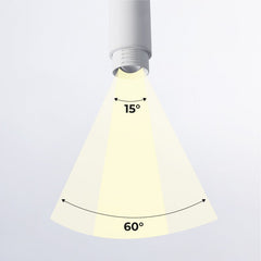 Aplique de techo LED orientable 8W - Ángulo ajustable - 2800K