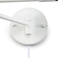 Aplique de pared con brazo articulado y enchufe "SILVA"