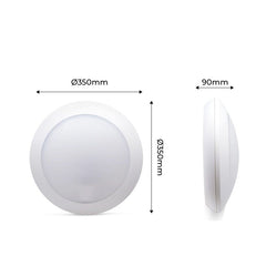 Plafón estanco para techo o pared FUMAGALLI UMBERTA 2x E27 IP66