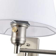 Aplique de pared con brazo articulado y enchufe "Clark" - E27