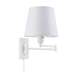 Aplique de pared con brazo articulado y enchufe "Clark" - E27