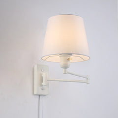 Aplique de pared con brazo articulado y enchufe "Clark" - E27