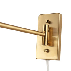 Aplique de pared con brazo articulado y enchufe "Clark" - E27