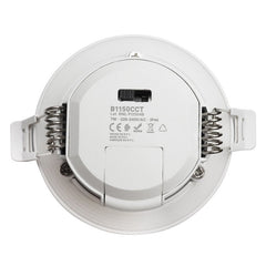 Pack x 3 - Downlight LED estanco empotrable CCT - 7W - IP44 - Corte Ø 68-75mm