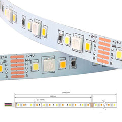 Tira LED RGB+CCT - 70W - 24V - IP20 - 5metros