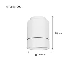 Aplique de techo moderno "Roller" 7W